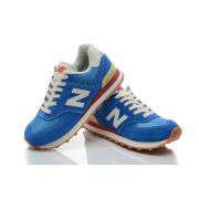 Chaussure New Balance Basse 574 Bleu Pour Femme en Soldes